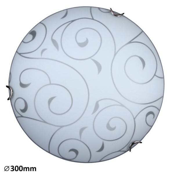 Plafoniera Rabalux 3852 Harmony Lux E27 1x MAX 60W ghearƒÉ crom