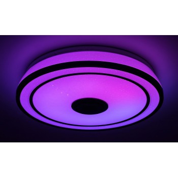 Plafoniera LED Rabalux 71030 Nikolaus 1600lm 3000-6500K negru