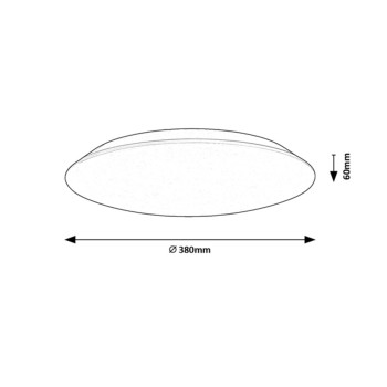 Plafoniera LED Rabalux 71124 Rorik 2250lm 4000K alb