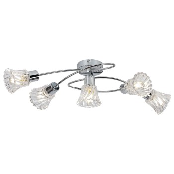 Plafoniera Rabalux 5304 Hestia E14 5x MAX 40W crom