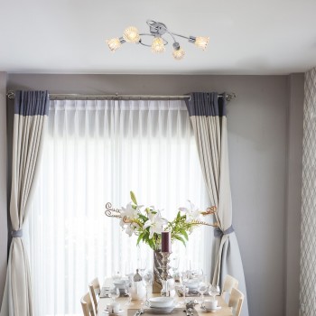 Plafoniera Rabalux 5304 Hestia E14 5x MAX 40W crom