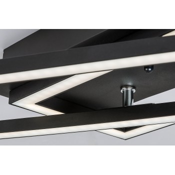 Plafoniera LED Rabalux 71004 Nefertum 3150lm "3000
-6500"K negru