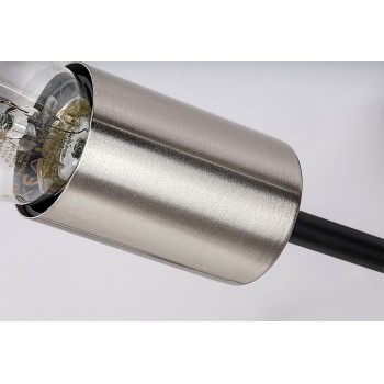 Plafoniera Rabalux 71026 Branwen E27 6x MAX 25W negru mat