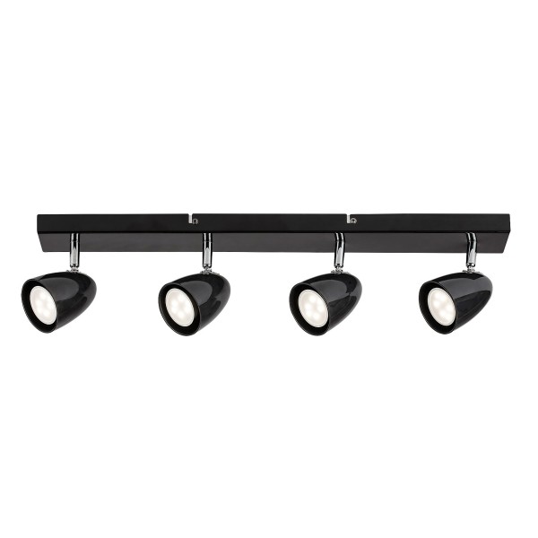 Plafoniera Rabalux 73021 Perico GU10 4X MAX 5W negru