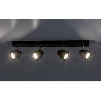 Plafoniera Rabalux 73021 Perico GU10 4X MAX 5W negru