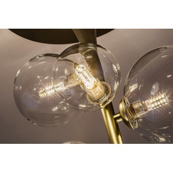 Plafoniera Rabalux 71298 Aslov G9 6x MAX 28W auriu