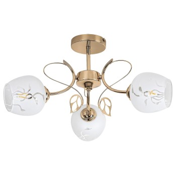 Plafoniera Rabalux 5098 Fauna E27 3x MAX 40W auriu