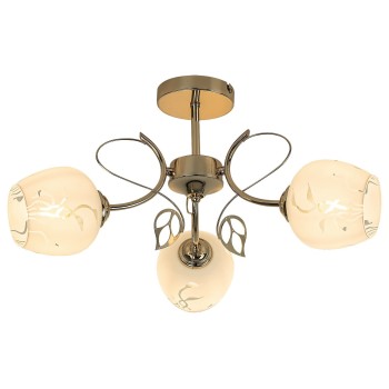 Plafoniera Rabalux 5098 Fauna E27 3x MAX 40W auriu