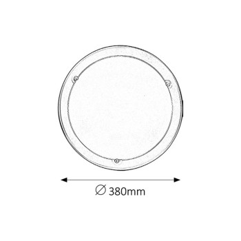Plafoniera Rabalux 5151 Ufo E27 2x MAX 60W crom satin
