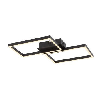Plafoniera LED Rabalux 71032 Ludano 2400lm 2700-6500K negru mat