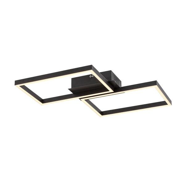 Plafoniera LED Rabalux 71032 Ludano 2400lm 2700-6500K negru mat