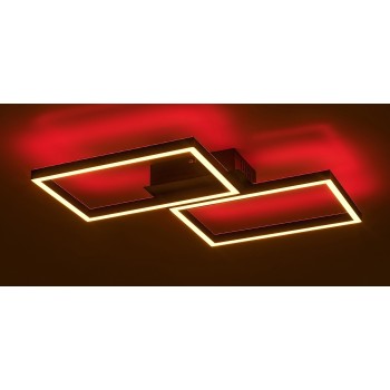 Plafoniera LED Rabalux 71032 Ludano 2400lm 2700-6500K negru mat