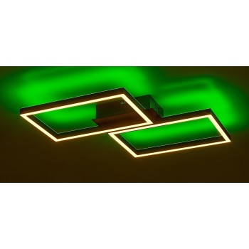 Plafoniera LED Rabalux 71032 Ludano 2400lm 2700-6500K negru mat