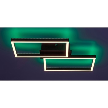 Plafoniera LED Rabalux 71032 Ludano 2400lm 2700-6500K negru mat