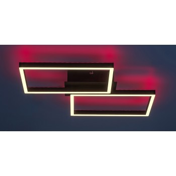 Plafoniera LED Rabalux 71032 Ludano 2400lm 2700-6500K negru mat
