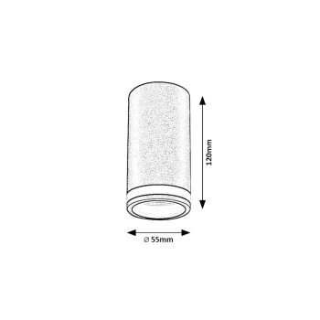 Plafoniera Rabalux 73030 Senobia GU10 1x MAX 35W negru
