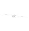 Aplica de perete IDEAL LUX THEO AP D115 327945, LED 20.5W, 1350lm, 3000K, alb