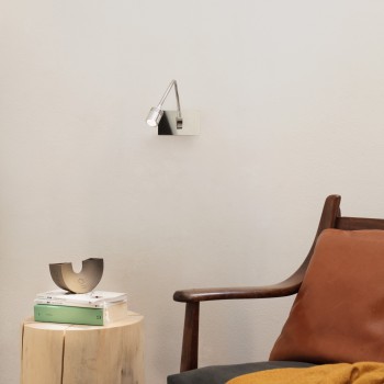 Aplica de perete IDEAL LUX DYNAMO AP 031460, LED 3W, 200lm, 4000K, crom