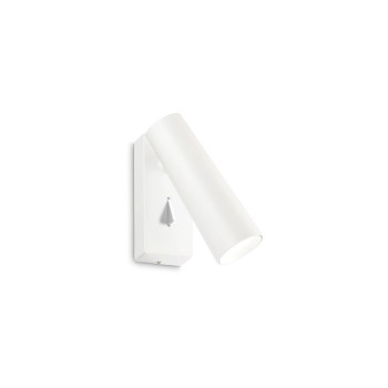 Aplica de perete IDEAL LUX PIPE AP 280998, LED 7W, 580lm, 3000K, alb