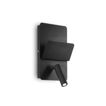 Aplica de perete IDEAL LUX READ AP 176550, LED 3W, 200lm, 3000K, negru