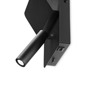 Aplica de perete IDEAL LUX READ AP 176550, LED 3W, 200lm, 3000K, negru