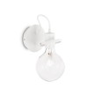 Aplica de perete IDEAL LUX RADIO AP1 119465, E27 60W, alb