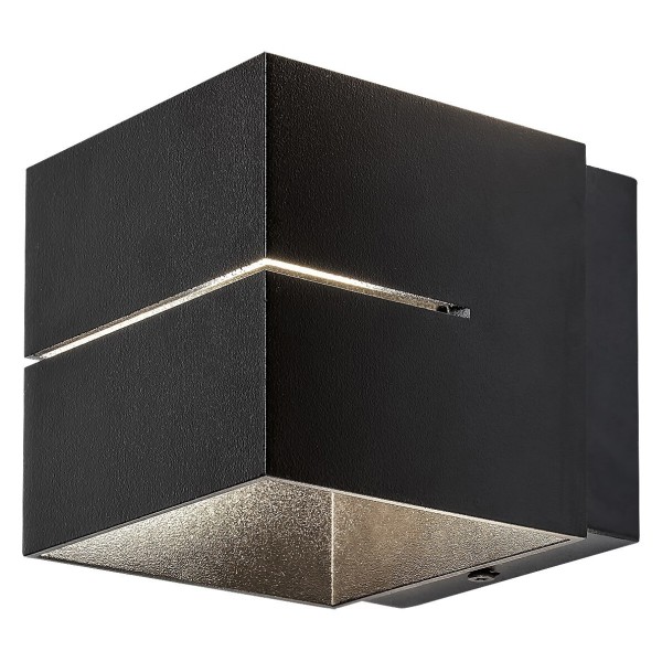 Aplica de perete Rabalux 7017 Kaunas G9 1x MAX 10W negru mat