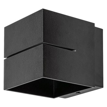Aplica de perete Rabalux 7017 Kaunas G9 1x MAX 10W negru mat