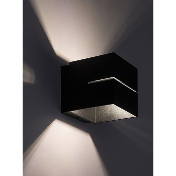 Aplica de perete Rabalux 7017 Kaunas G9 1x MAX 10W negru mat