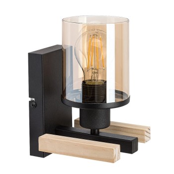 Aplica de perete Rabalux 71080 Niylah E27 1x MAX 25W negru