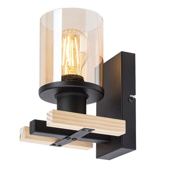 Aplica de perete Rabalux 71080 Niylah E27 1x MAX 25W negru