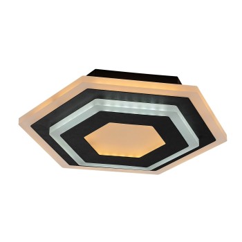 Aplica de perete LED Rabalux 71113 Bitsi 1000lm 3000+6000K negru