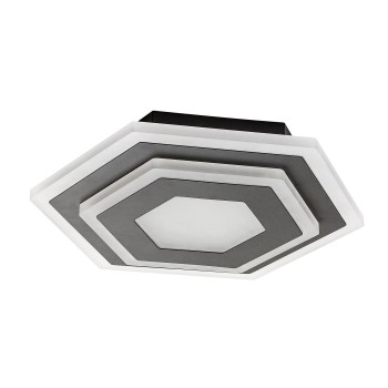 Aplica de perete LED Rabalux 71113 Bitsi 1000lm 3000+6000K negru
