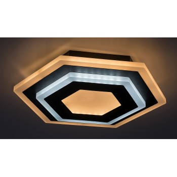 Aplica de perete LED Rabalux 71113 Bitsi 1000lm 3000+6000K negru