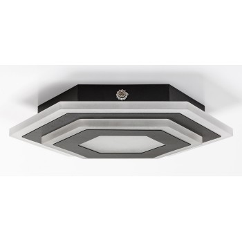 Aplica de perete LED Rabalux 71113 Bitsi 1000lm 3000+6000K negru