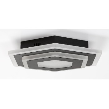 Aplica de perete LED Rabalux 71113 Bitsi 1000lm 3000+6000K negru