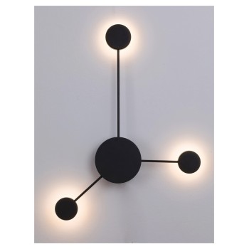Aplica de perete LED Rabalux 6259 Amadeo 750lm 4000K negru