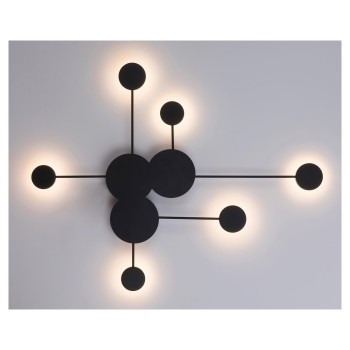 Aplica de perete LED Rabalux 6260 Amadeo 1500lm 4000K negru