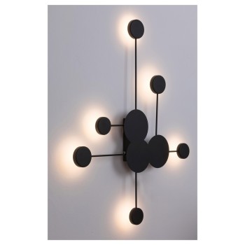 Aplica de perete LED Rabalux 6260 Amadeo 1500lm 4000K negru