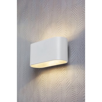 Aplica de perete Rabalux 7024 Kaunas G9 1x MAX 10W alb mat