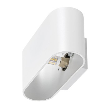 Aplica de perete Rabalux 7024 Kaunas G9 1x MAX 10W alb mat