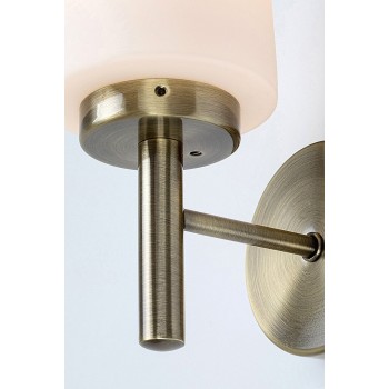 Aplica de perete pentru baie Rabalux 71060 Zenkai E14 1X MAX 10W bronz, alb - 1