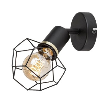 Aplica de perete Rabalux 71065 Fran E27 1x MAX 40W negru mat