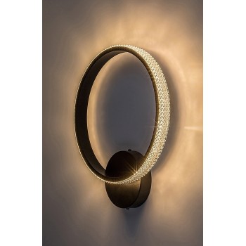 Aplica de perete LED Rabalux 71095 Grete 1150lm 3000K negru