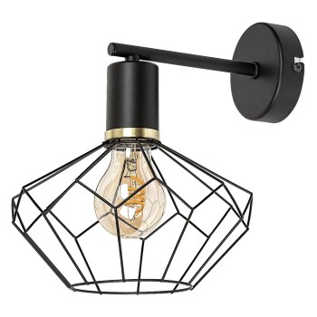 Aplica de perete Rabalux 71064 Fran E27 1x MAX 40W negru mat