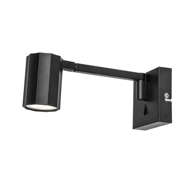 Aplica de perete Rabalux 73027 Karter GU10 1X MAX 5W negru mat