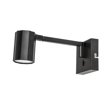 Aplica de perete Rabalux 73027 Karter GU10 1X MAX 5W negru mat