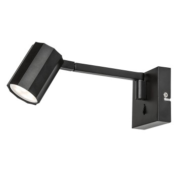 Aplica de perete Rabalux 73027 Karter GU10 1X MAX 5W negru mat