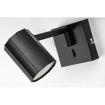 Aplica de perete Rabalux 73027 Karter GU10 1X MAX 5W negru mat