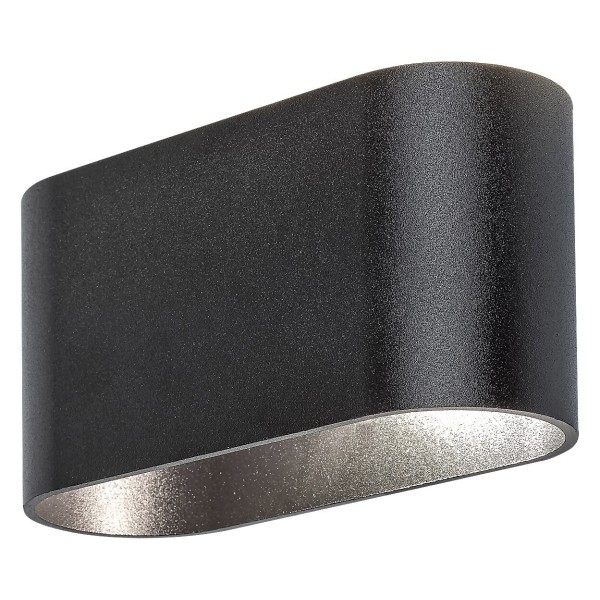 Aplica de perete Rabalux 7023 Kaunas G9 1x MAX 10W negru mat